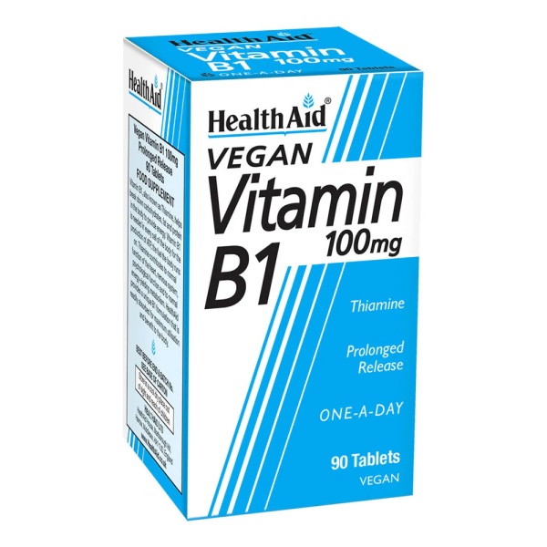 HealthAid Vitamin B1 100mg (Thiamin) Tablets