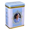 New English Teas Catherine Princess of Wales Sky Blue Tea Tin with 40 English Breakfast Teabags