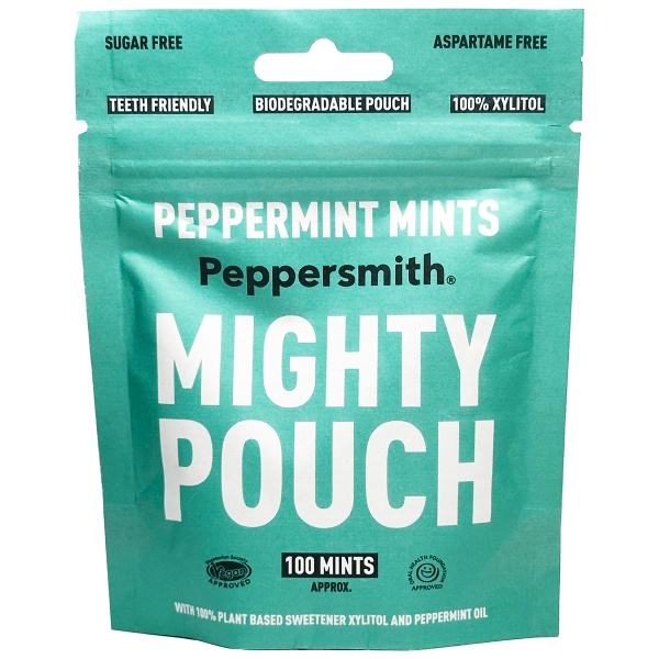 Peppersmith English Peppermint Sugar Free Mints Mighty Box 60g