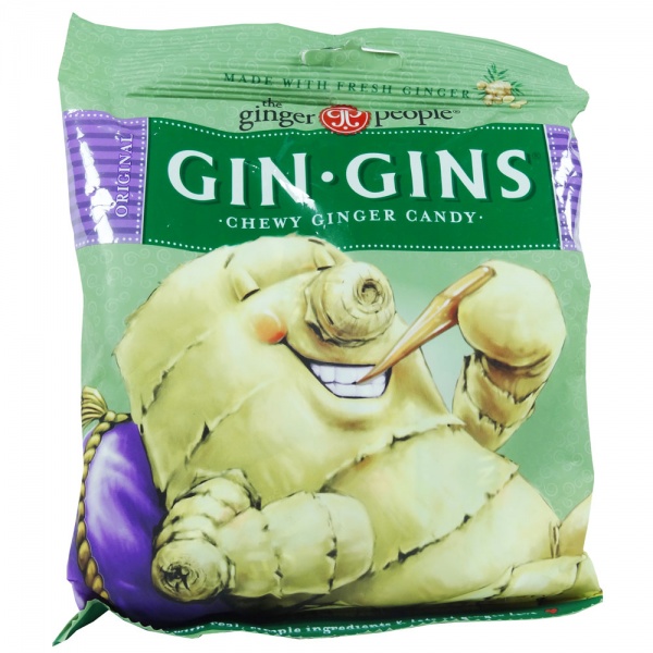The Ginger People Gin Gins Original Ginger Chews 42g Morganics Beauty