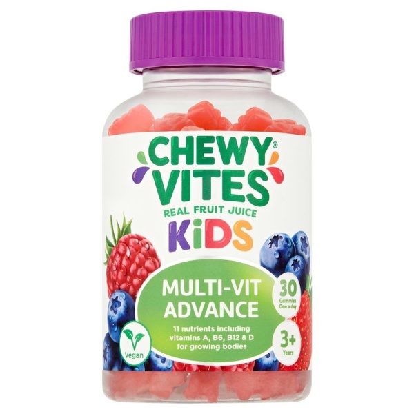 Chewy Vites Kids Multi-Vit Advanced 3+ Years 30 Gummies