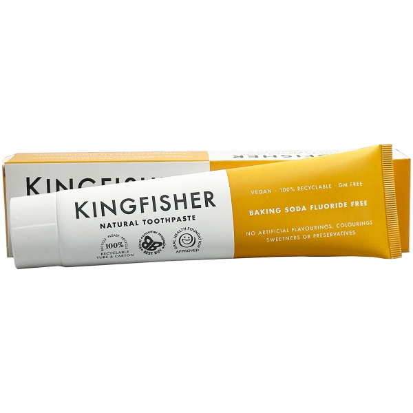 Kingfisher Baking Soda Toothpaste Fluoride Free 100ml