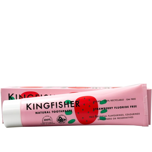 Kingfisher Children's Strawberry Toothpaste Fluoride Free 100ml