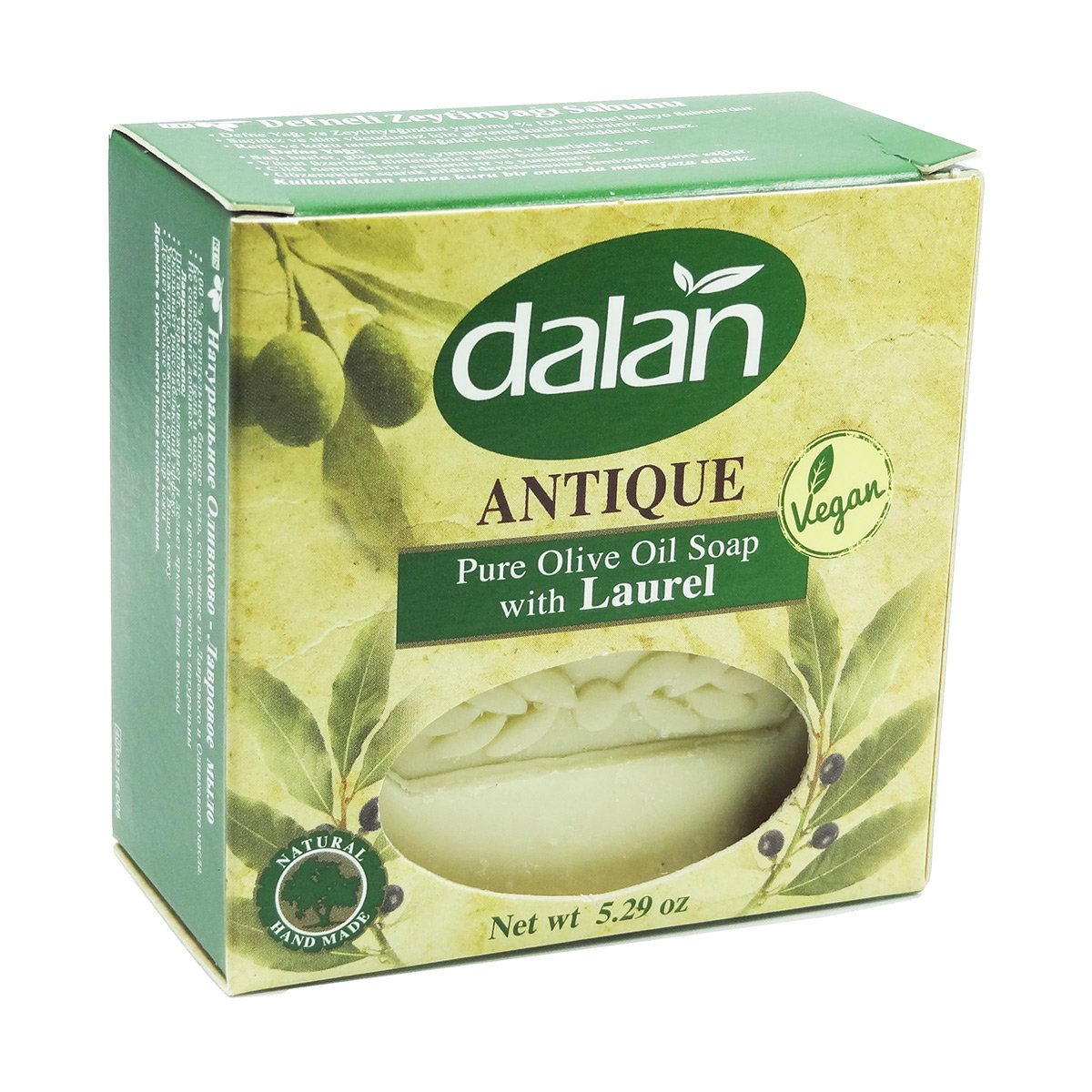 Dalan Antique Pure Olive Oil Soap With Laurel 150g Morganics Beauty