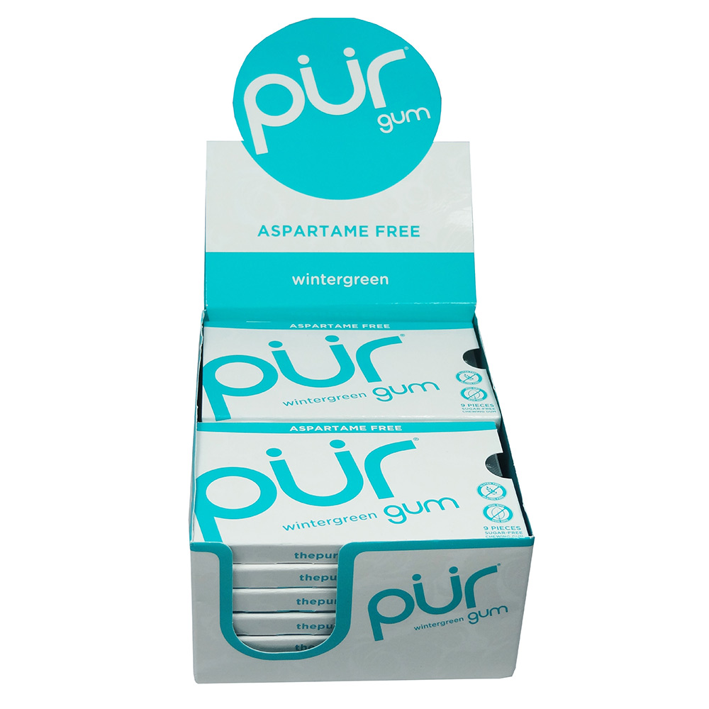 PUR Wintergreen Gum - Blister Tray – The PUR Company