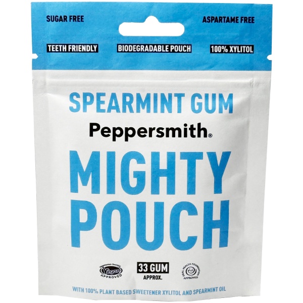 Peppersmith English Spearmint Chewing Gum Mighty Box 50g