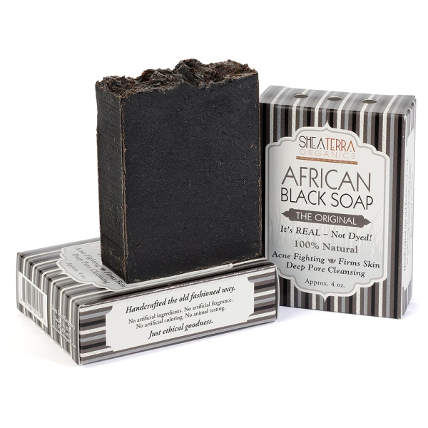 Shea Terra Authentic African Black Soap 115g