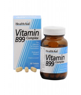 HealthAid Vitamin B99 Complex 60 Vegan Tablets