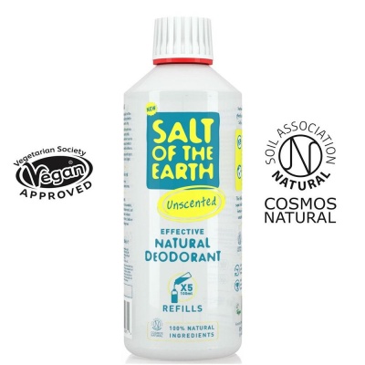 Salt of The Earth Unscented Natural Deodorant Refill 500ml